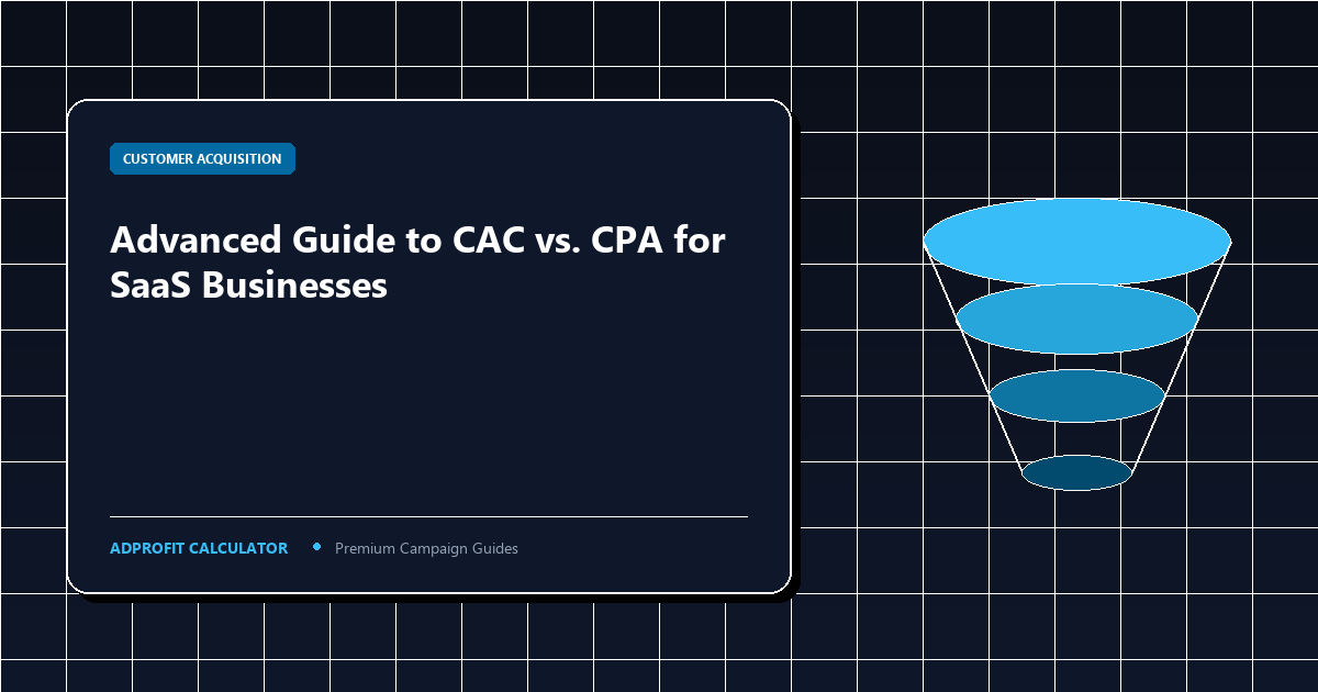 Advanced Guide to CAC vs. CPA for SaaS Businesses Featured Image