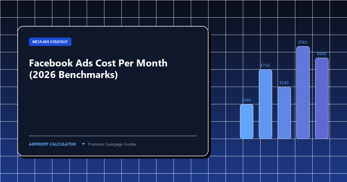 How Much Do Facebook Ads Cost Per Month in 2026? (Real Numbers)