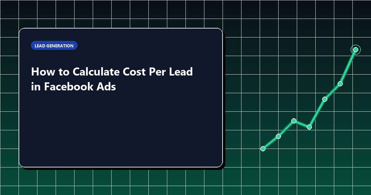 How to Calculate Cost Per Lead in Facebook Ads (2026)